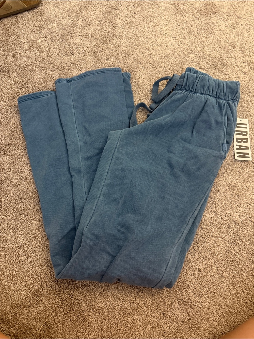 Urban Outfitters Wide-Leg Pants in Slate Blue